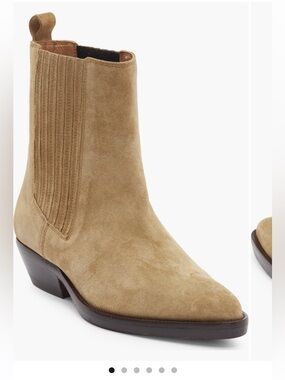 Isabel Marant Suede Chelsea Boot